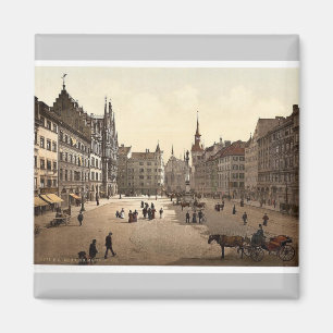 Marienplatz Munich, Bayern, tysklant storartat Magnet