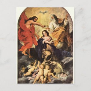 Marie's coronation by Paul Rubens Vykort