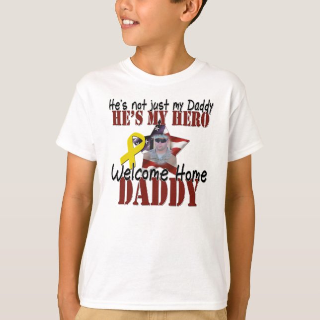 Maries skjorta för pappahemkomst tee shirt (Framsida)