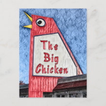 Marietta Georgia Big Chicken restaurangmålning