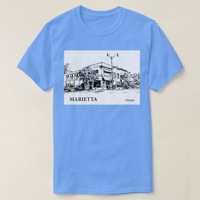 Marietta Georgia TShirt 3 T Shirt (Design framsida)