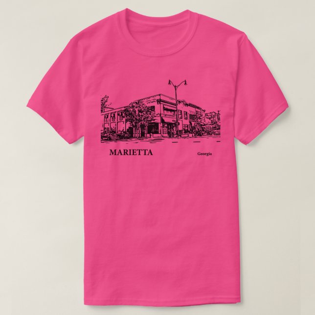 Marietta Georgia TShirt 4 T Shirt (Design framsida)