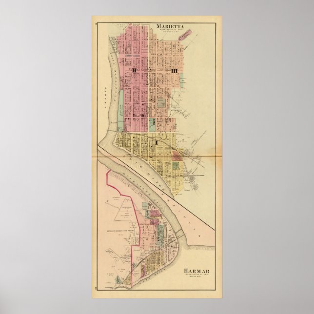 Marietta Ohio Poster (Framsidan)