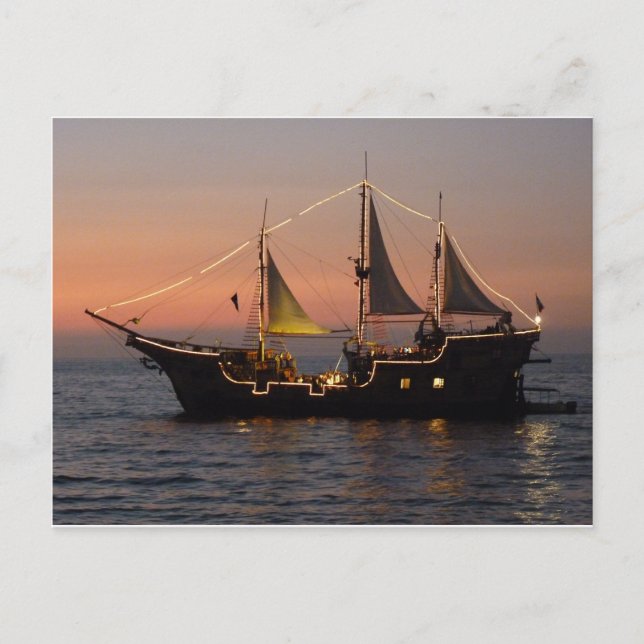 Marigalante vid Sunset Vykort (Framsida)