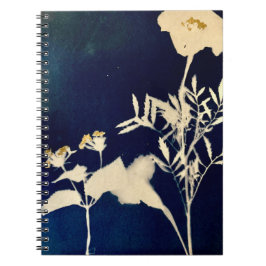 Marigold Cyanotype Spiral Notebook Anteckningsbok