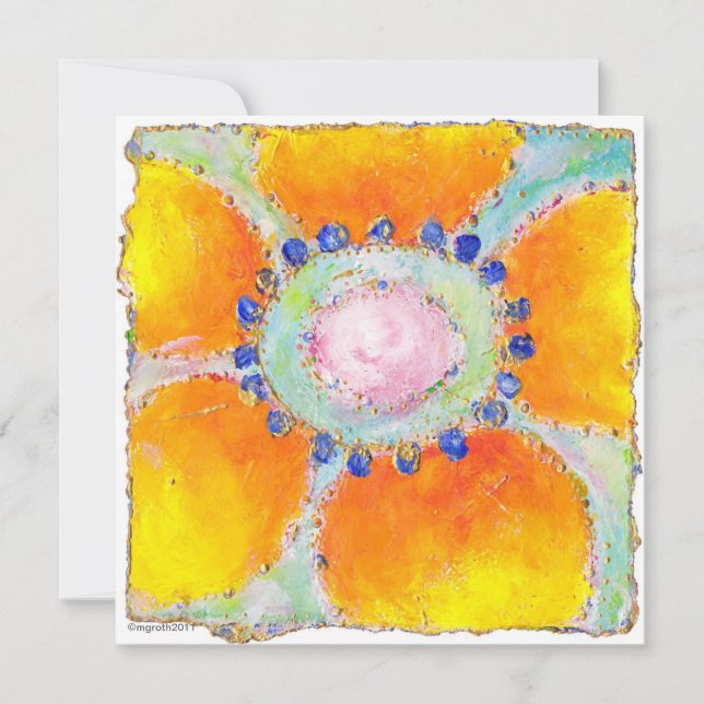 "marigold" duschinbjudan inbjudningar (Framsida)