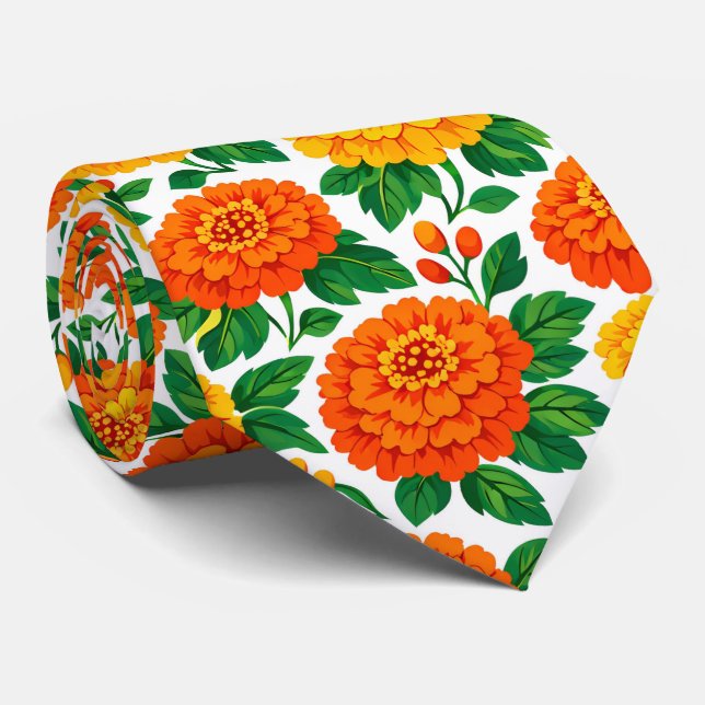 Marigold Fiesta slips (grön bakgrund) (Rullad)