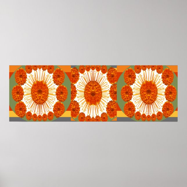 MARIGOLD FLOD Show : Decorative Art Poster (Framsidan)