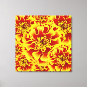 Marigold Flower Canvastryck