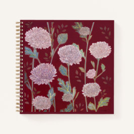 Marigold Flower Mönster Notebook