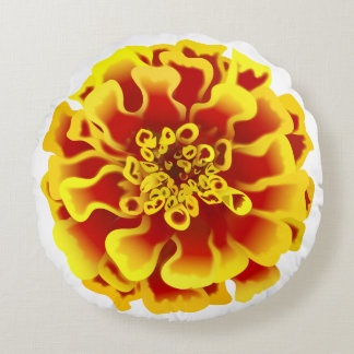 Marigold Flower Rund Kudde