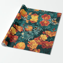 Marigold Flowers Presentpapper