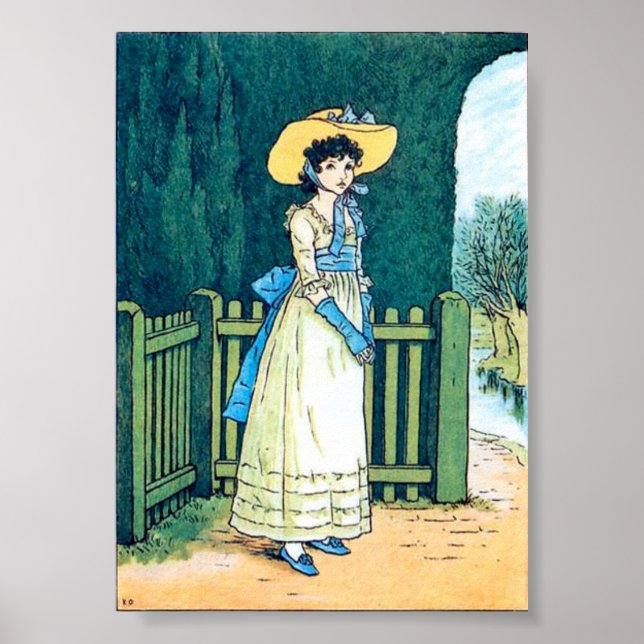 Marigold Garden, Kate Greenaway Poster (Framsidan)
