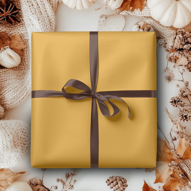 Marigold Gult Solid Färg | Klassisk | ELEGANT Presentpapper (Skapare uppladdad)