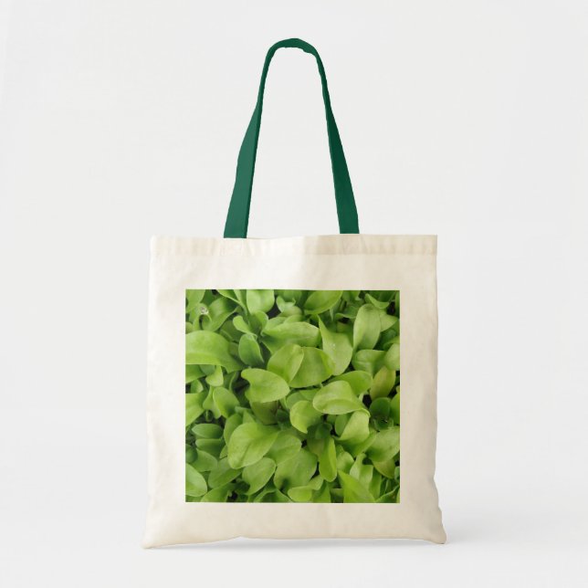 Marigold Seedlings Tote Bag Tygkasse (Framsidan)