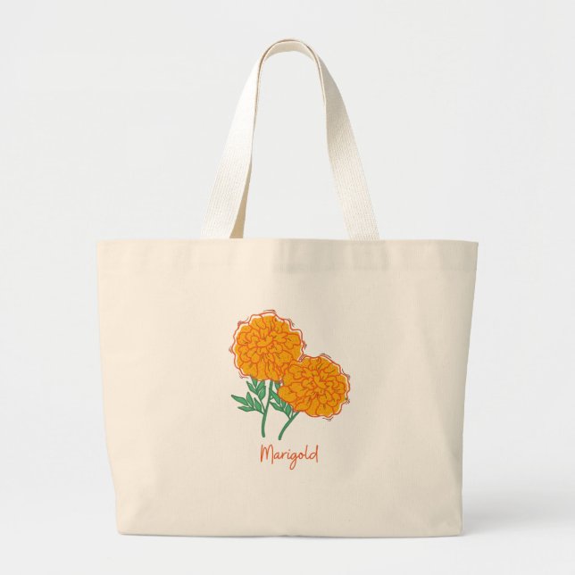 Marigold Tote Bag Jumbo Tygkasse (Framsidan)