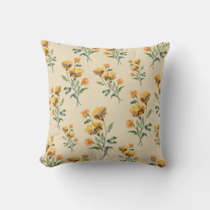 Marigold Watercolor Dekorativ kudde