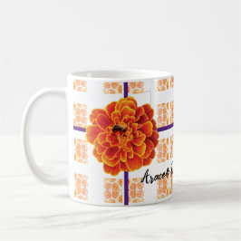 Marigolds and Bee Kaffemugg