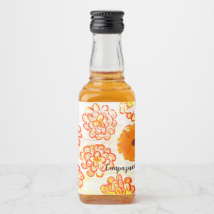 Marigolds Cempazuchil Spritflaskor Etikett