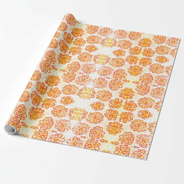 Marigolds Presentpapper (Utrullad)