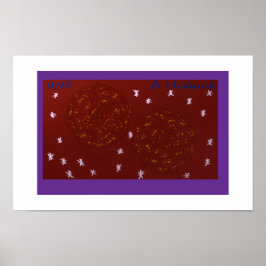 Marigolds with Stars Poster