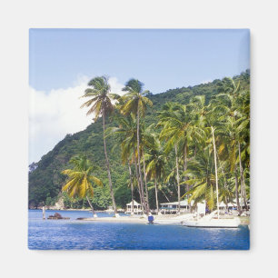 Marigot Bay, St. Lucia, Karibien Magnet