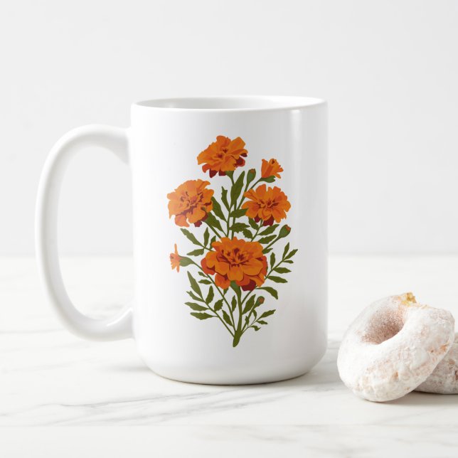 Mariguldblommor Kaffemugg (Med munk)