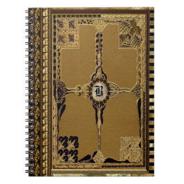 Marilayne Latoire VictorianGoth Monogram Anteckningsbok Med Spiral