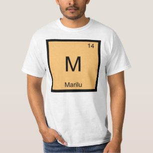 Marilu Namn Kemi Element Periodiska Systemet Tee