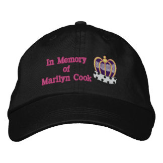 Marilyn Cook Memorial Hat Broderad Keps