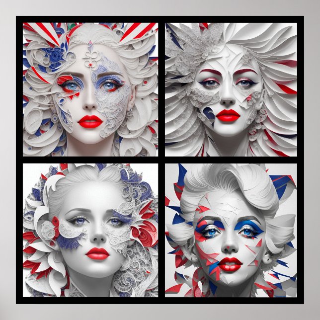 marilyn evita paper girls ink 4/4 all in one poster (Framsidan)