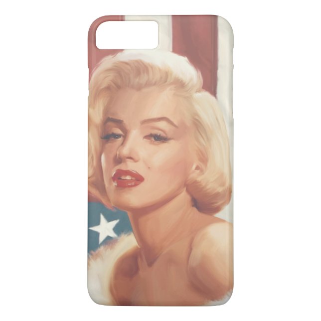 Marilyn Flag Case-Mate iPhone Skal (Baksida)