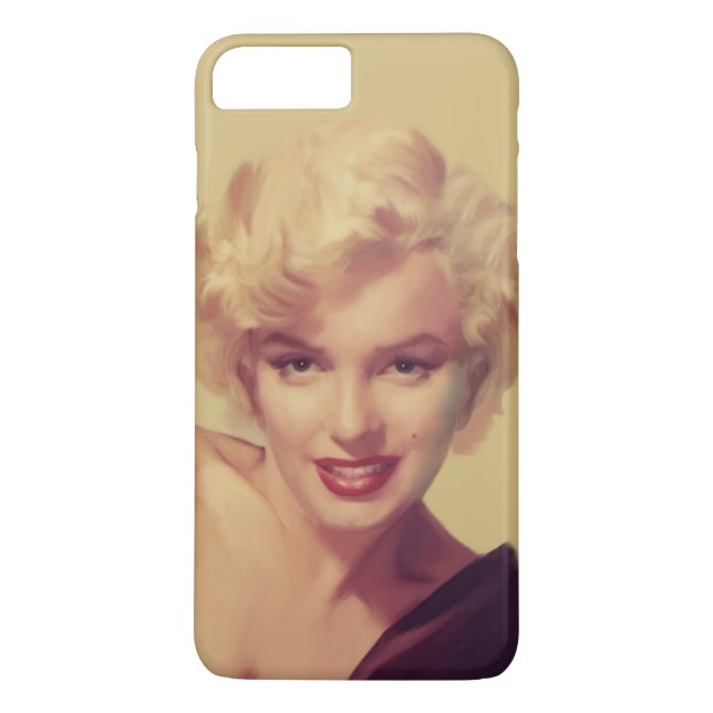 Marilyn i svart Case-Mate iPhone skal (Baksida)