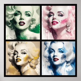 marilyn ink 4/4 all in one poster