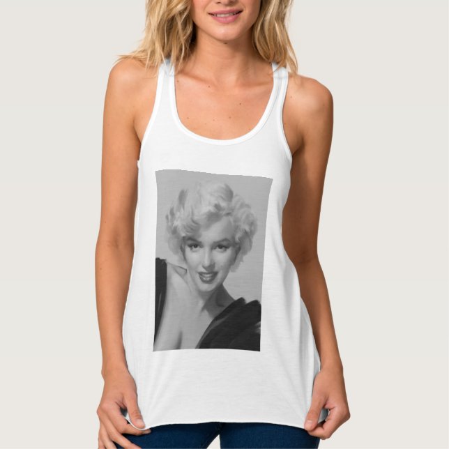 Marilyn looken linne med racerback  (Framsida)
