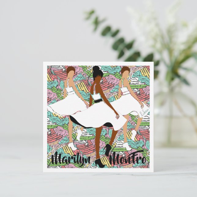 Marilyn MonFRO Söt Black Women (Stående Fram)