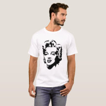 Marilyn Monroe Ansikte Stencil Pop Art