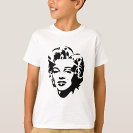 Marilyn Monroe Ansikte Stencil Pop Art T Shirt