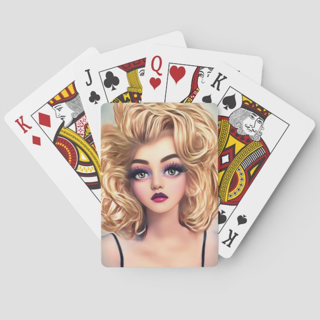 Marilyn Monroe art Casinokort (Baksidan)