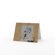 Marilyn Monroe grafitti Notecard