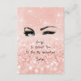 Marilyn Monroe Valentine Kärlek Rosa Inbjudningar