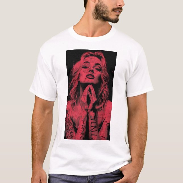 Marilyn Monroe Vinyl Lettering T-shirtBeskrivning: T Shirt (Framsida)