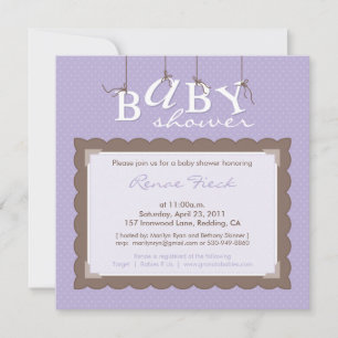 Marilyn ryan: BABY SHOWER INBJUDAN