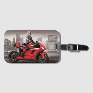 Marilyns motorcykel bagagebricka