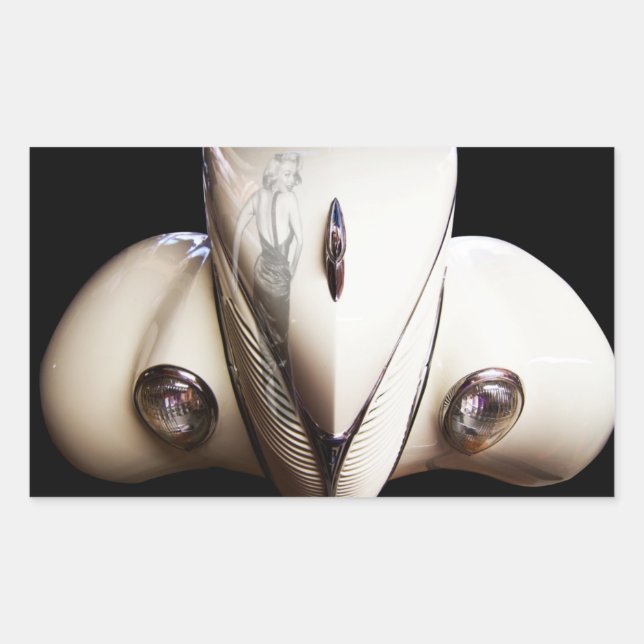 Marilyn's Ride Rektangulärt Klistermärke (Framsida)