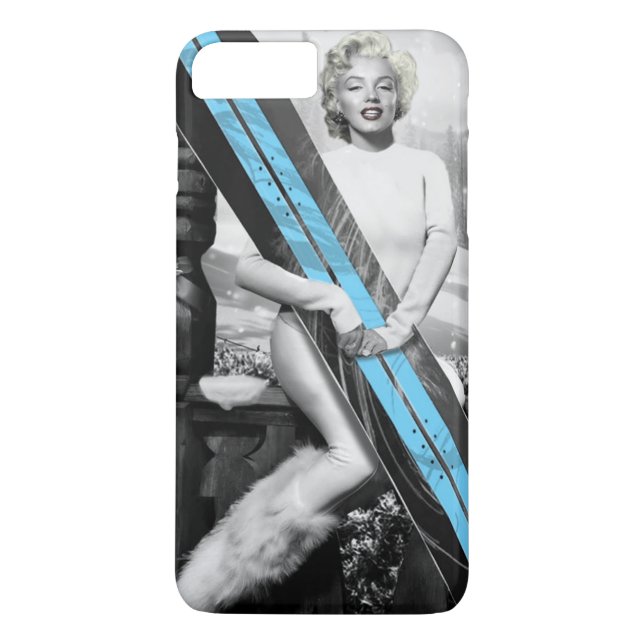 Marilyns Snowboard Case-Mate iPhone Skal (Baksida)