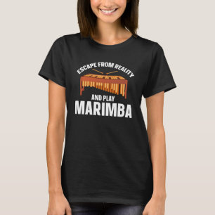 Marimba Instrument Flykt Från Verkligheten Spela M T Shirt