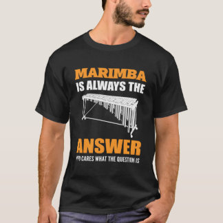 Marimba Instrument Marimba Player T Shirt