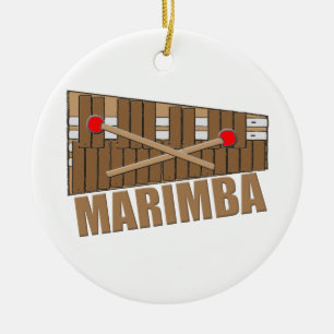 Marimba Julgransprydnad Keramik