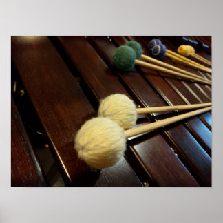 Marimba Mallets på Marimba Poster